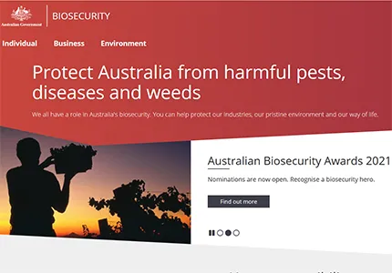 Biosecurity hub website